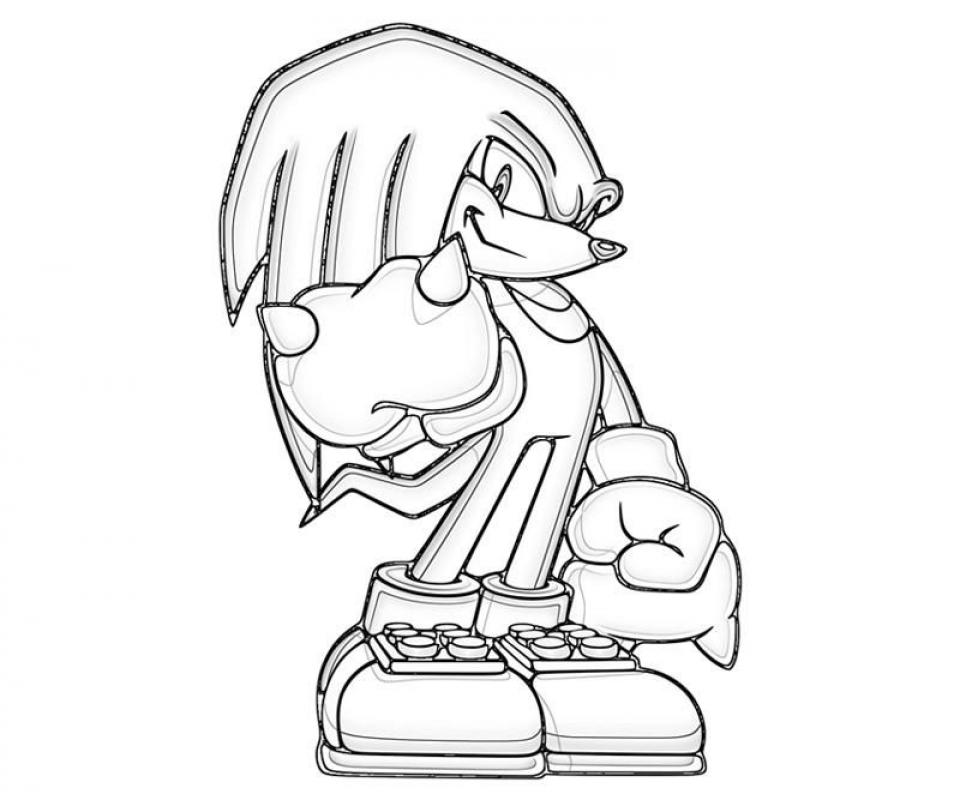 Knuckles | Coloring pages, Coloring books, Printable coloring pages