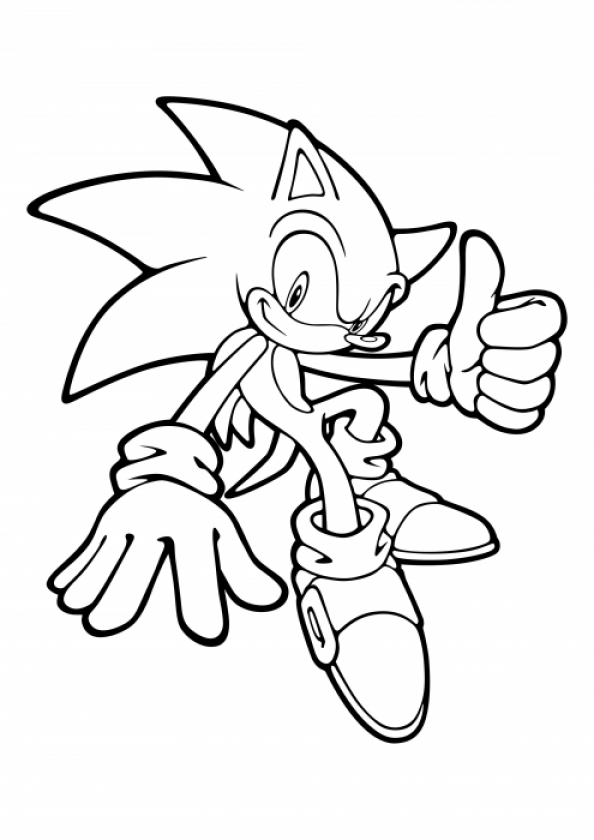 Sonic the Hedgehog coloring pages - SheetalColor.com