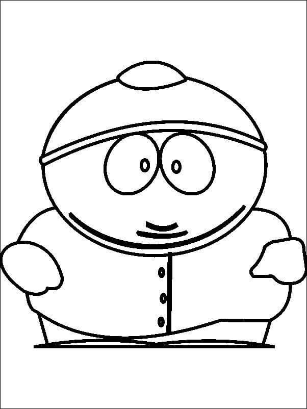 Eric Cartman South Park Coloring Page - SheetalColor.com