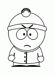 South Park - Free printable Coloring pages for kids - SheetalColor.com