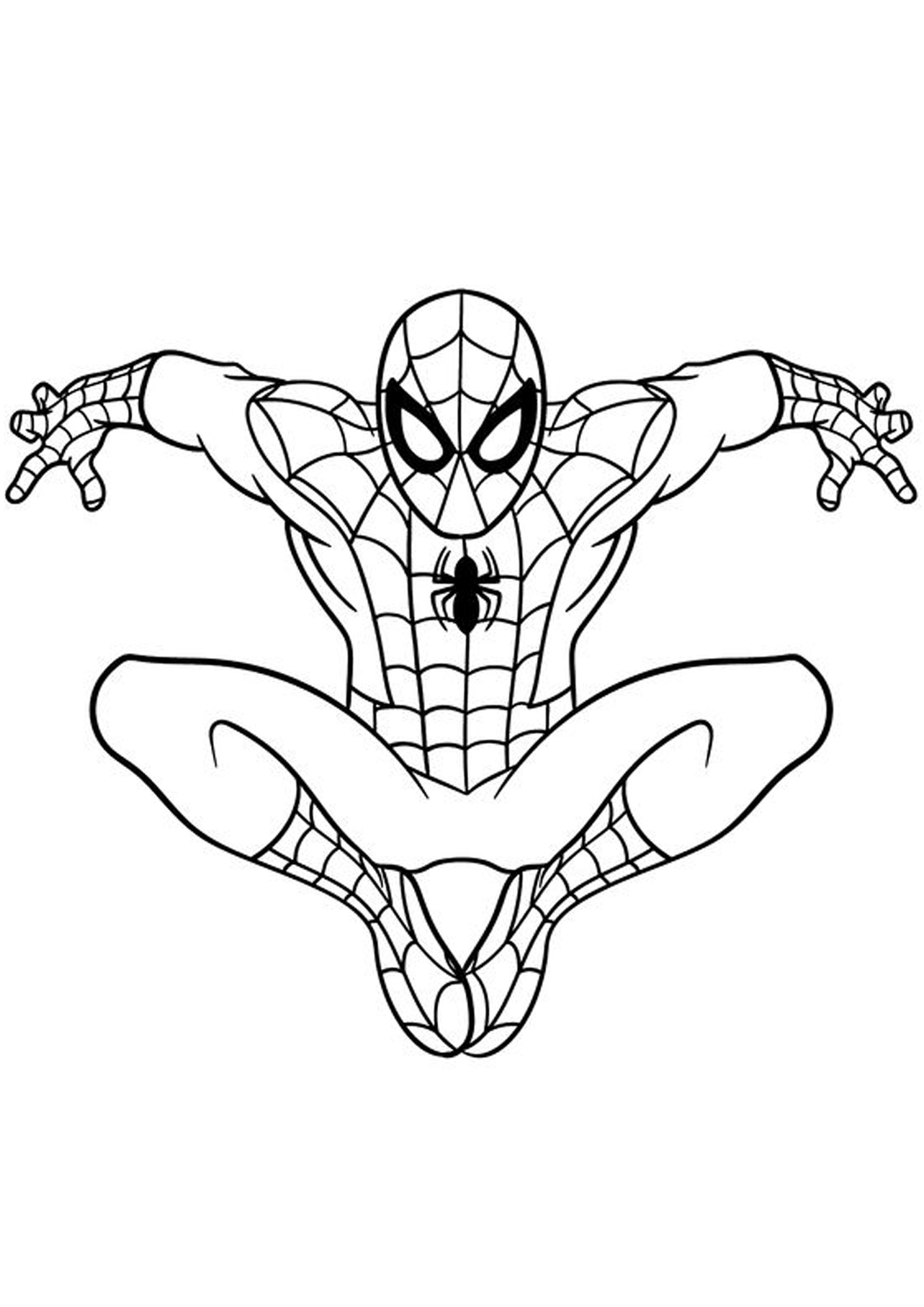 Spiderman Coloring Pages Pdf - SheetalColor.com