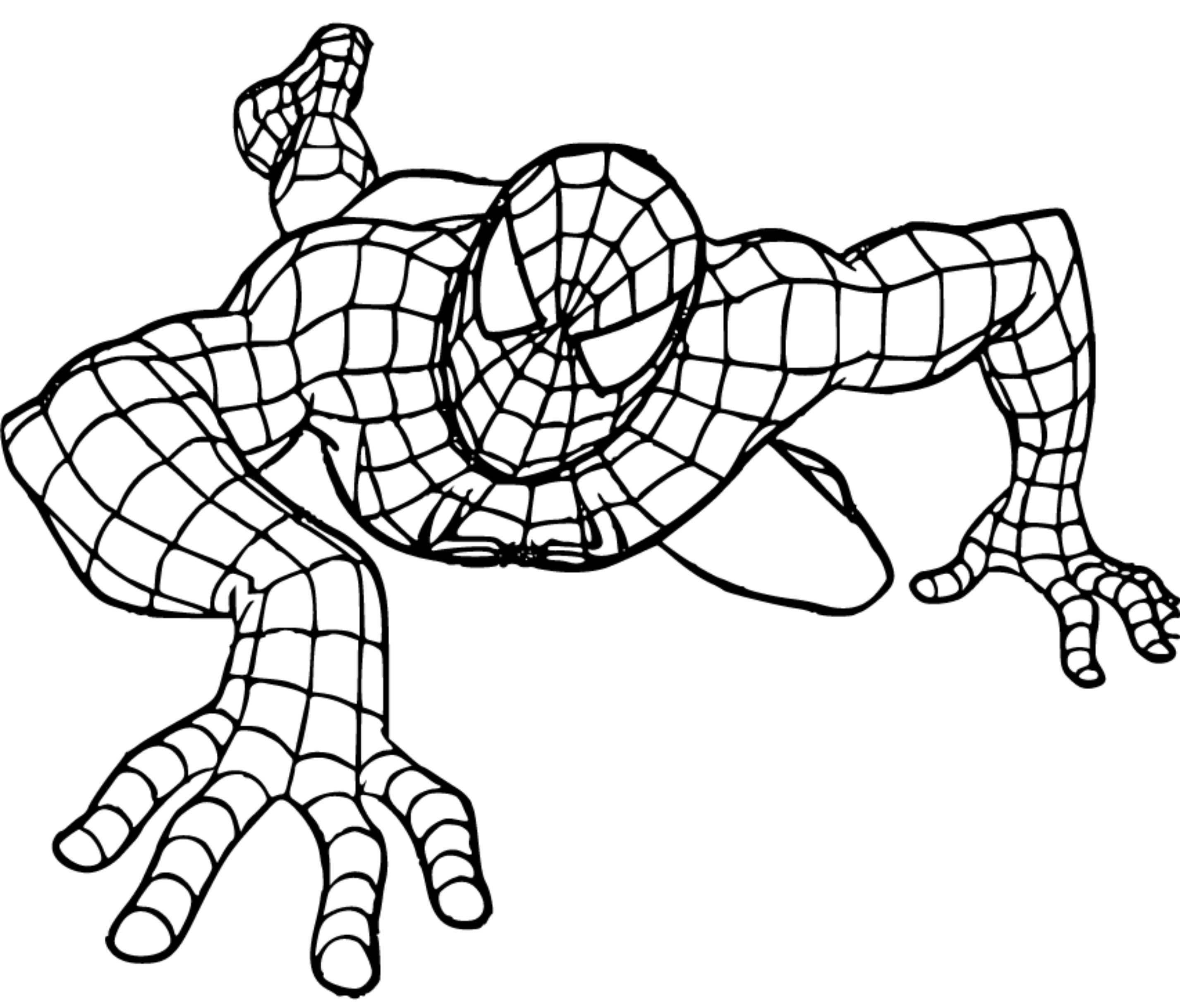 SpiderMan Coloring Page 18 - SheetalColor.com