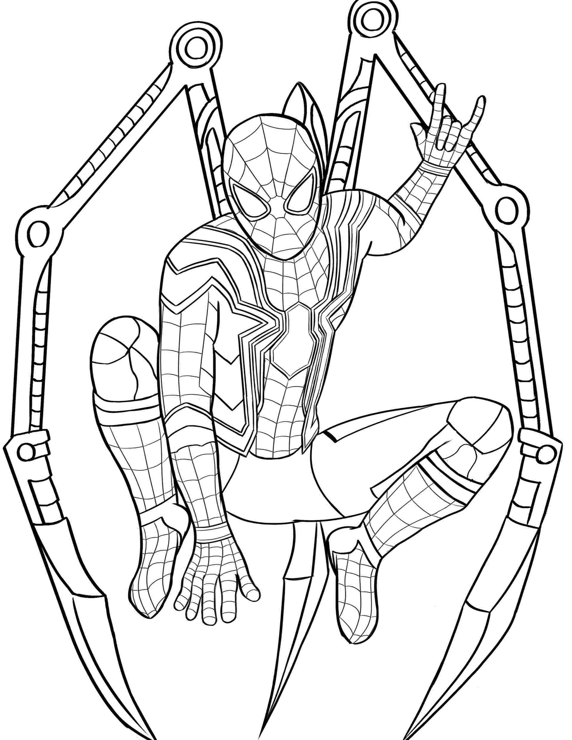 Spiderman Peter Parker Coloring Pages - SheetalColor.com