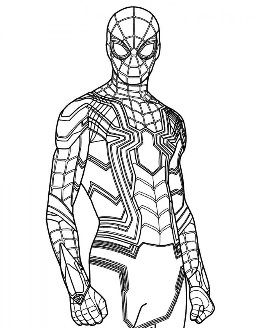 Superhero: Spider-Man Coloring Pages - SheetalColor.com