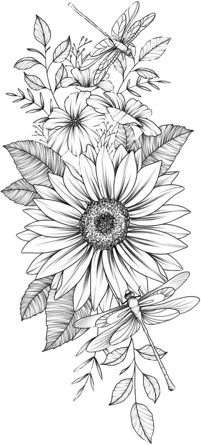 Sunflower coloring pages, Coloring book art, Coloring ... - SheetalColor.com