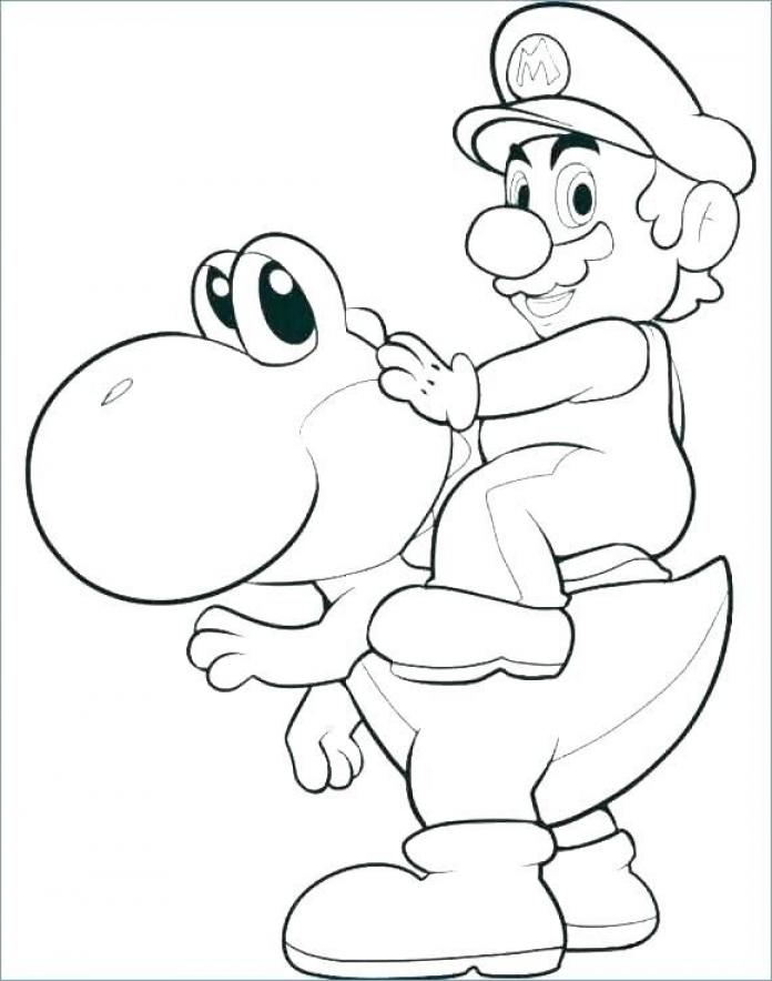 Super Mario Coloring Page - SheetalColor.com