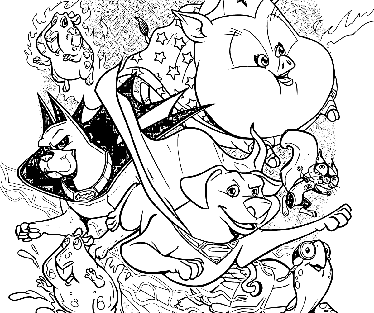 Super Pets Coloring Sheets - SheetalColor.com