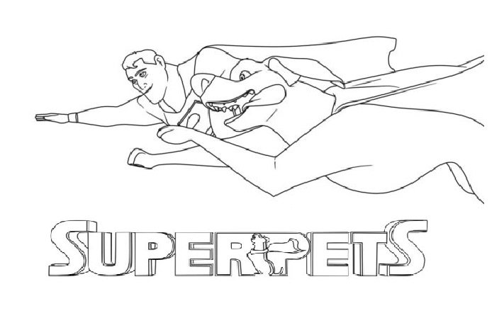 Super Pets Coloring Page - SheetalColor.com