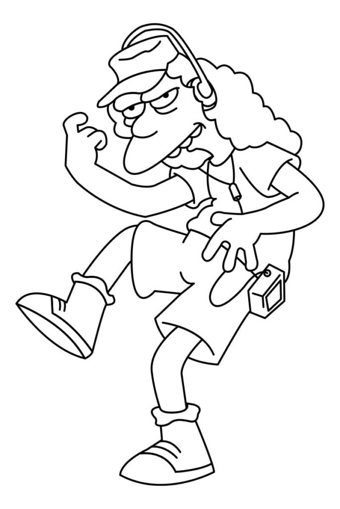 The Simpsons Coloring Page - SheetalColor.com