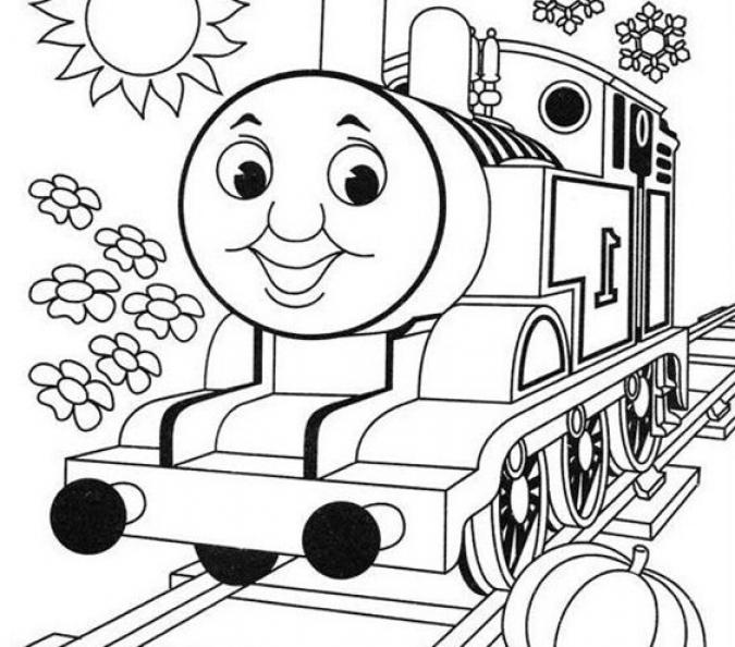 Free and easy To Print Thomas the Train Coloring Page - SheetalColor.com