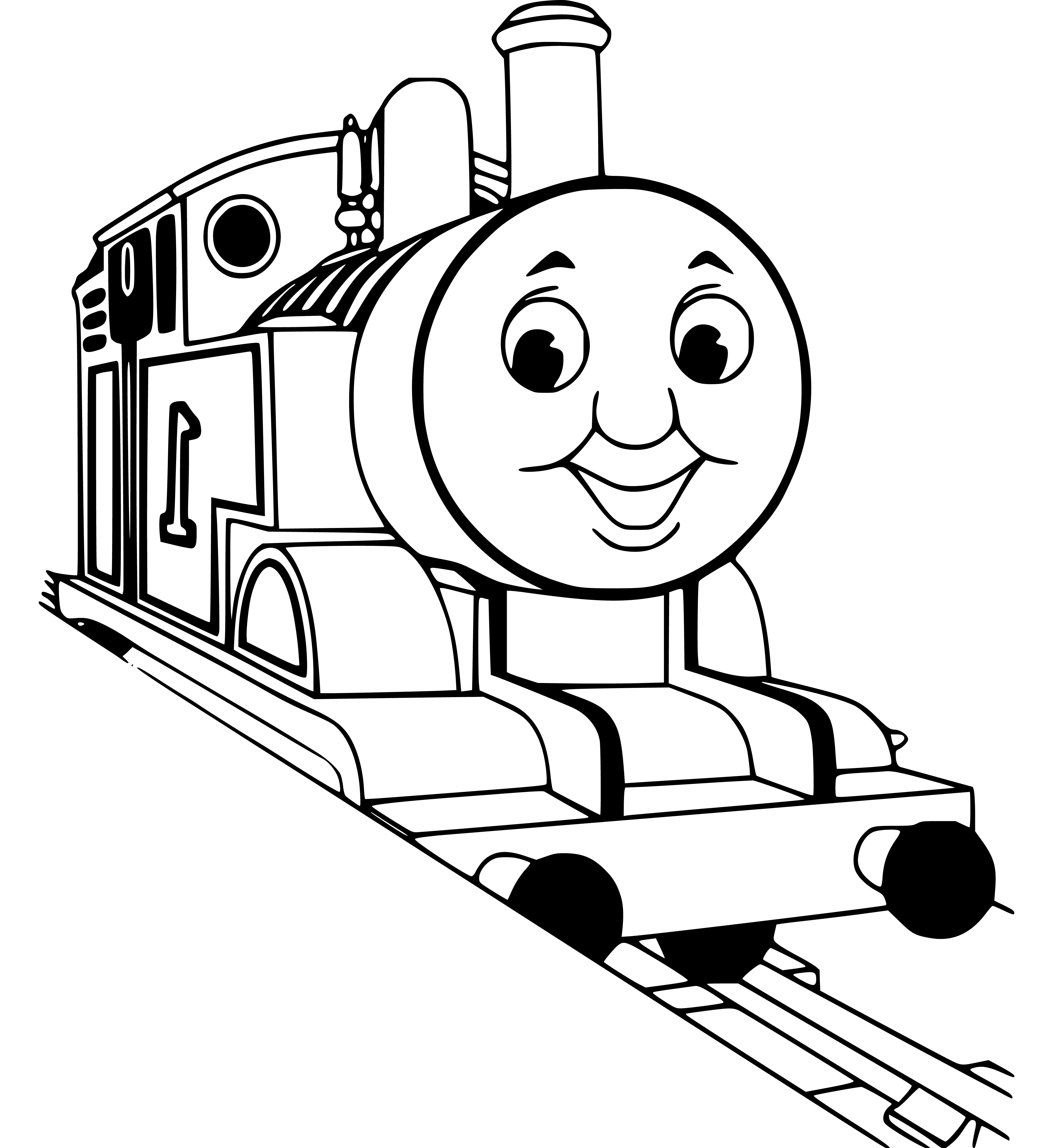 Thomas the Tank Engine Coloring Pages (thomas and friends) - SheetalColor.com