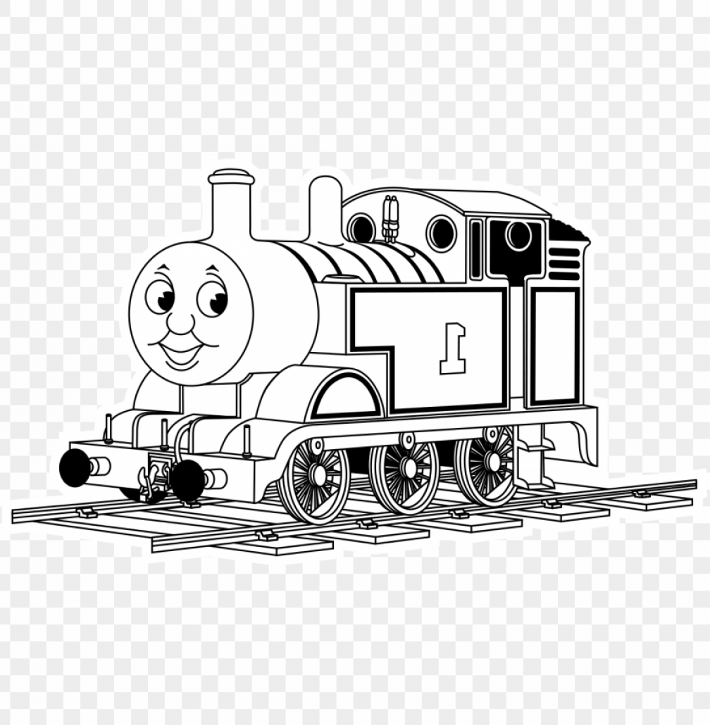 Thomas the tank engine coloring page - SheetalColor.com