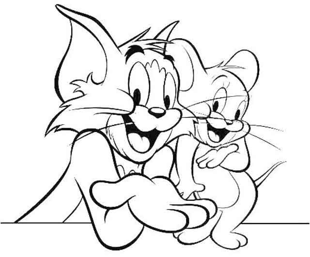 Best Free Printable Tom and Jerry Coloring Pages For Kids - SheetalColor.com