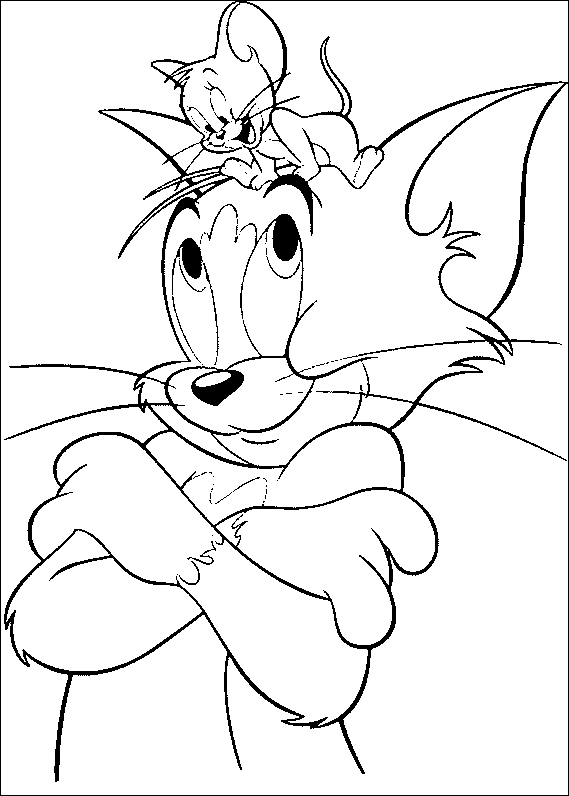 Tom and Jerry coloring pages - SheetalColor.com