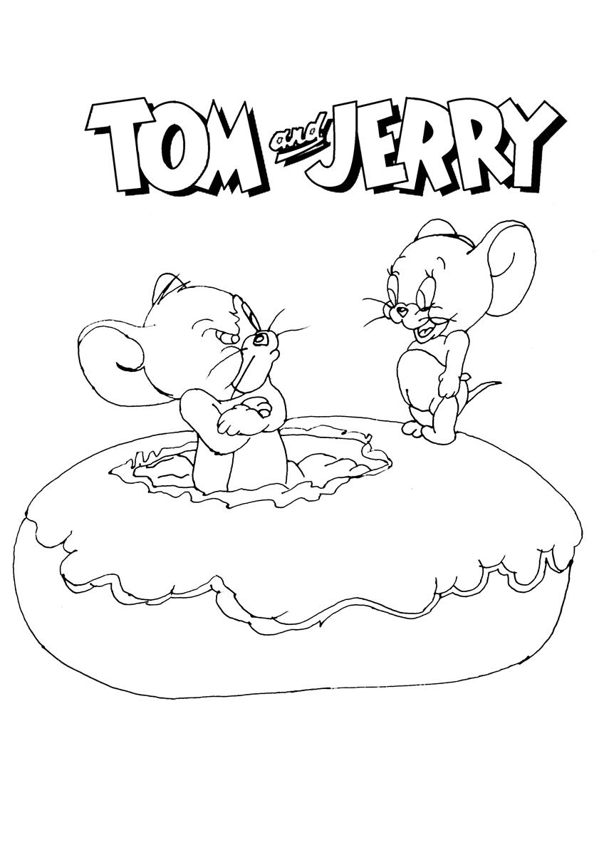 Jerry and Tom outline - SheetalColor.com