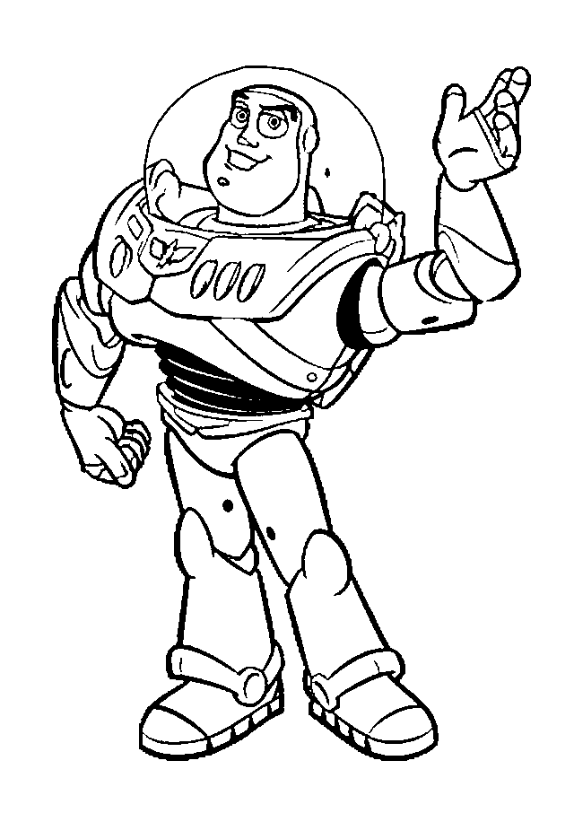 Buzz Lightyear Printable Coloring page - SheetalColor.com