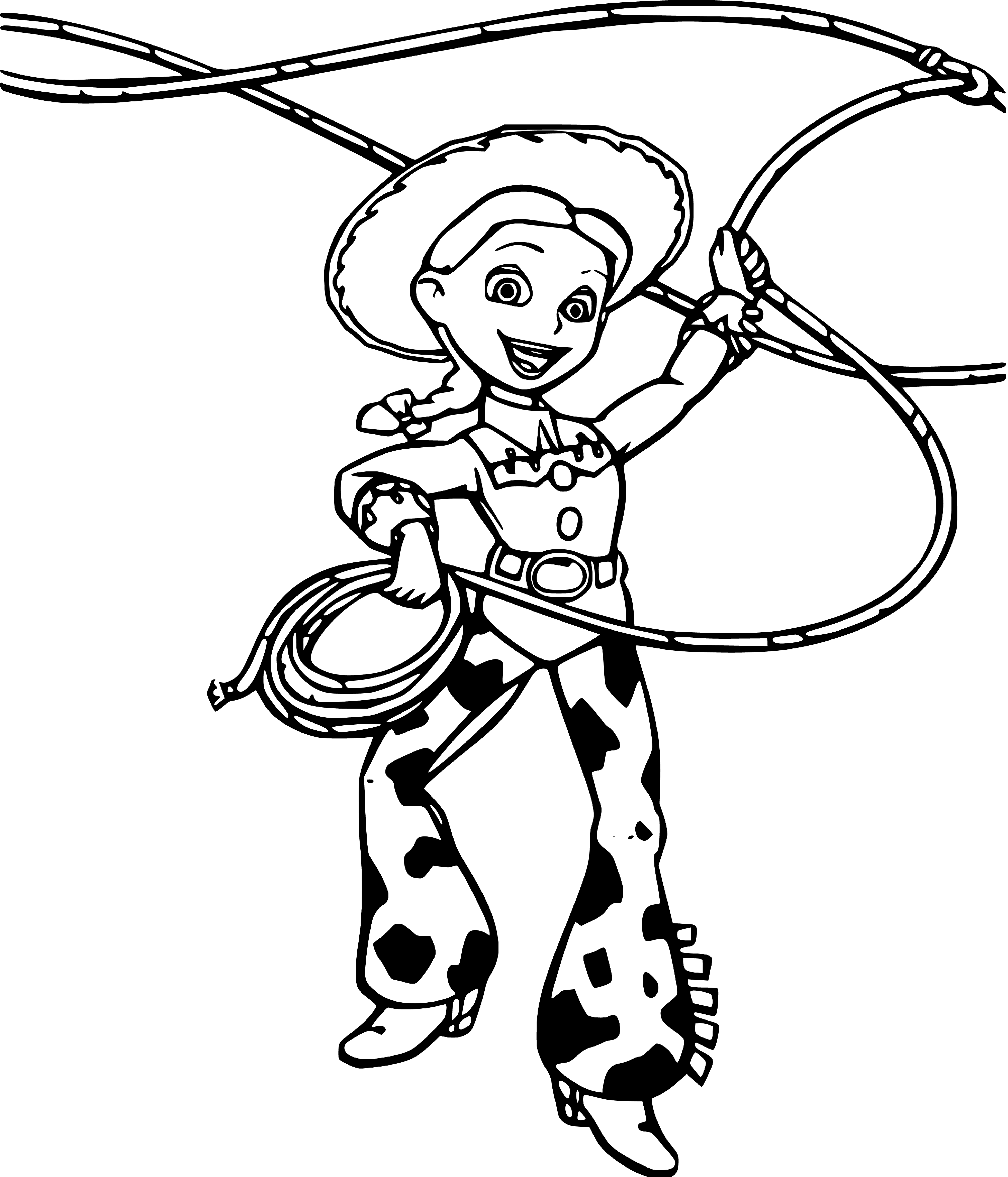 Jessie Toy Story Coloring Pages Coloring Sheets