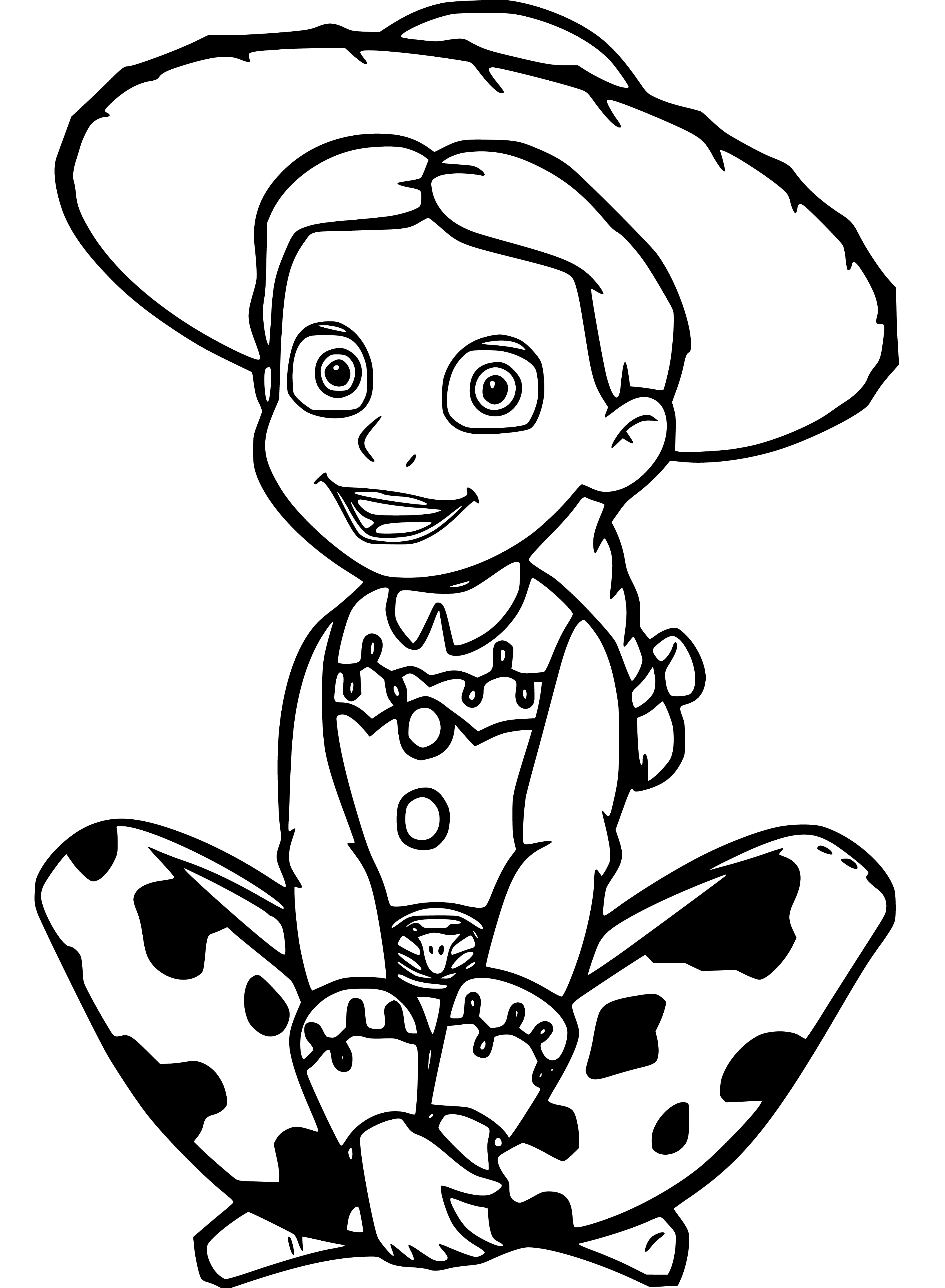 Jessie from Toy Story Coloring Sheet - SheetalColor.com