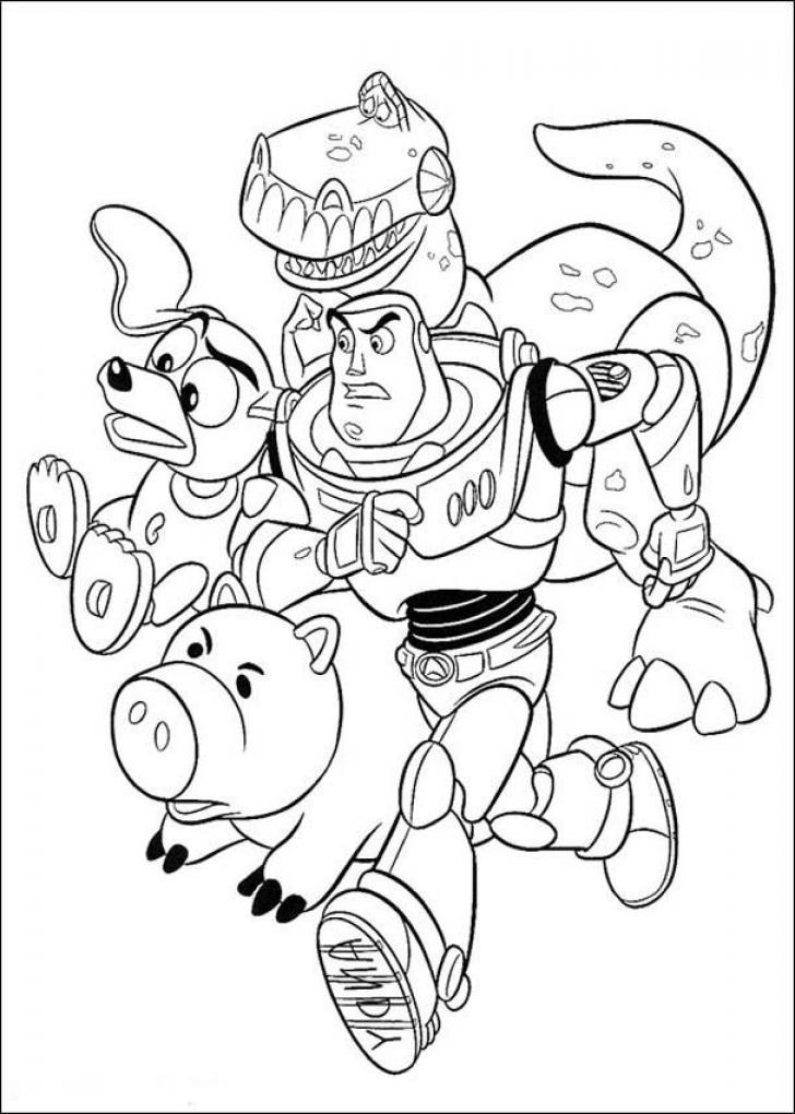 Toy Story Coloring Page fun picture - SheetalColor.com