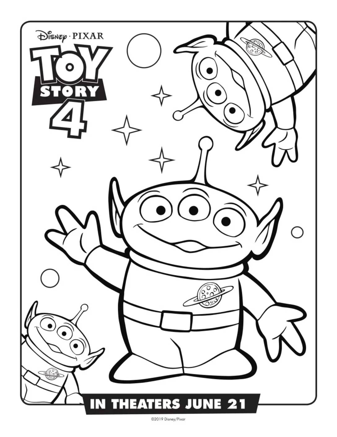 Coloring Page 5 Toy Story - SheetalColor.com