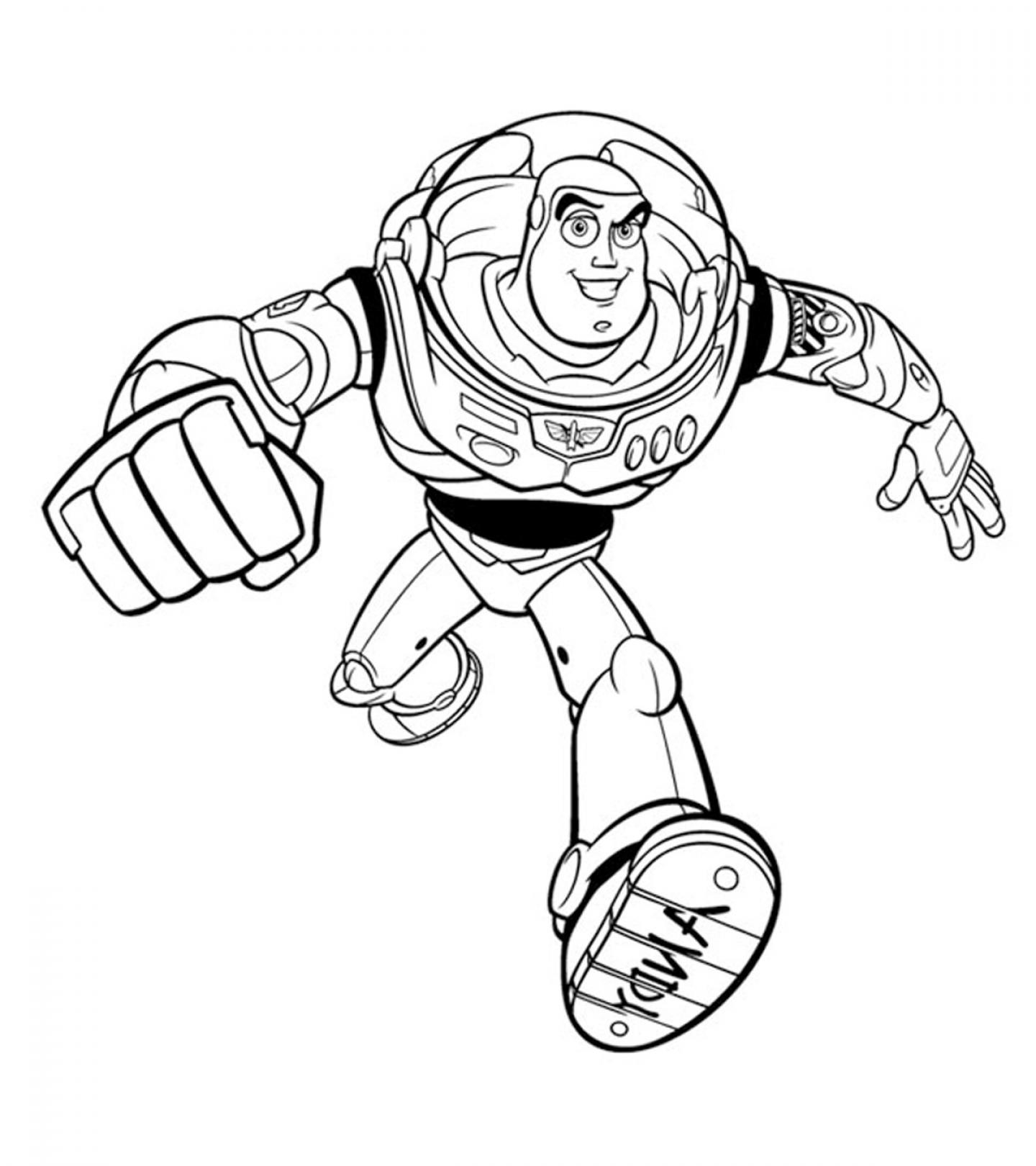Toy Story coloring book on the go to print and online - SheetalColor.com