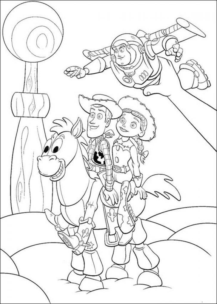 Printable Toy Story Coloring Page - SheetalColor.com