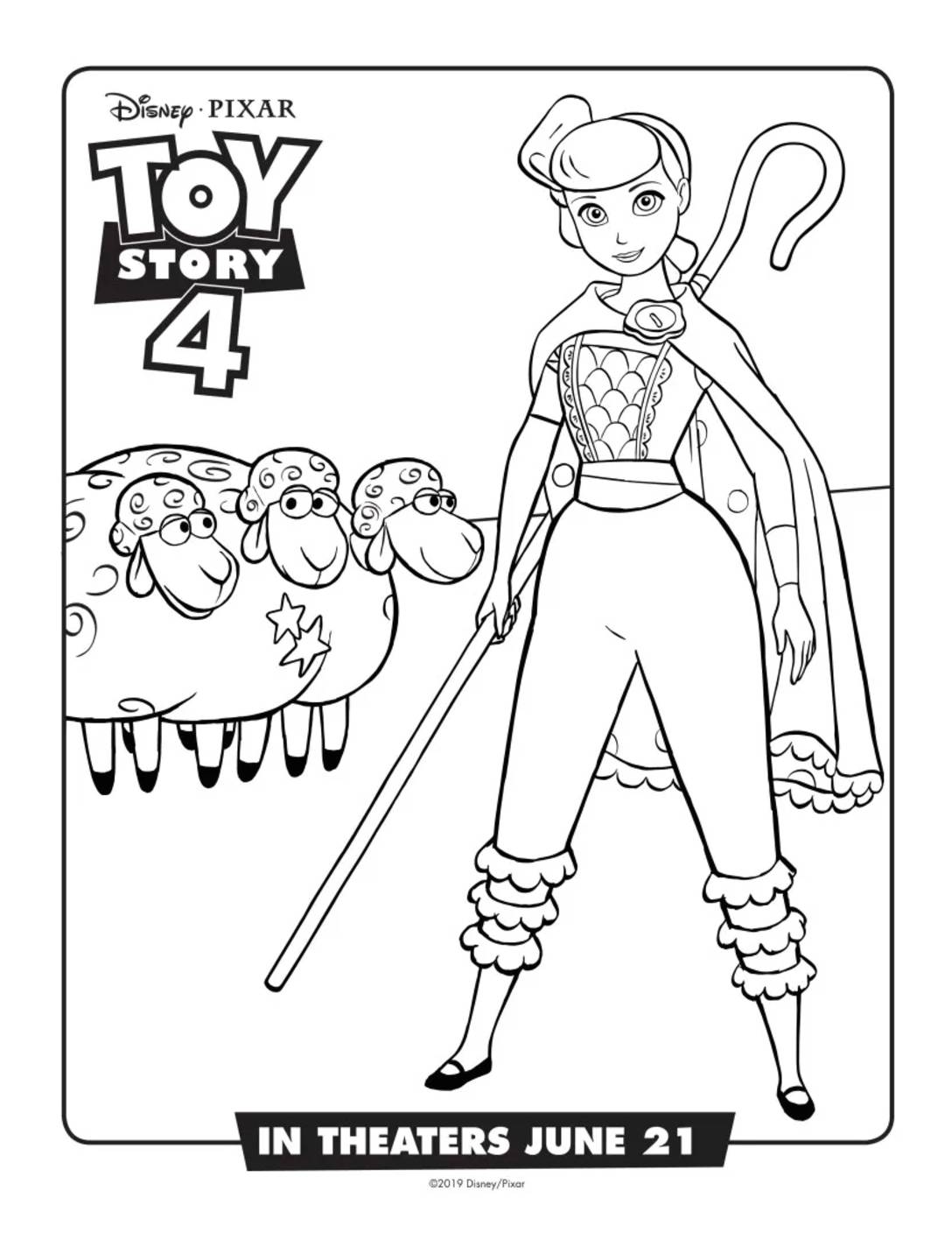 Coloring Page 3 Toy Story - SheetalColor.com