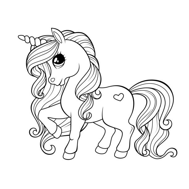 Cute Unicorn - SheetalColor.com