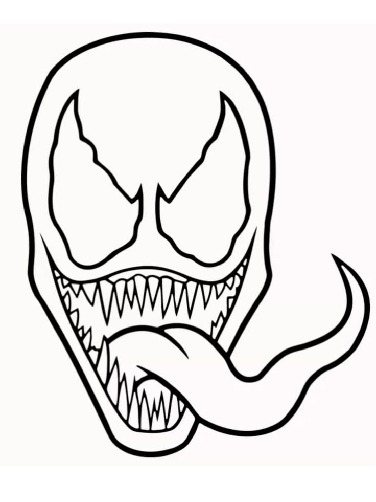 Venom coloring pages. Download and print Venom coloring pages ...