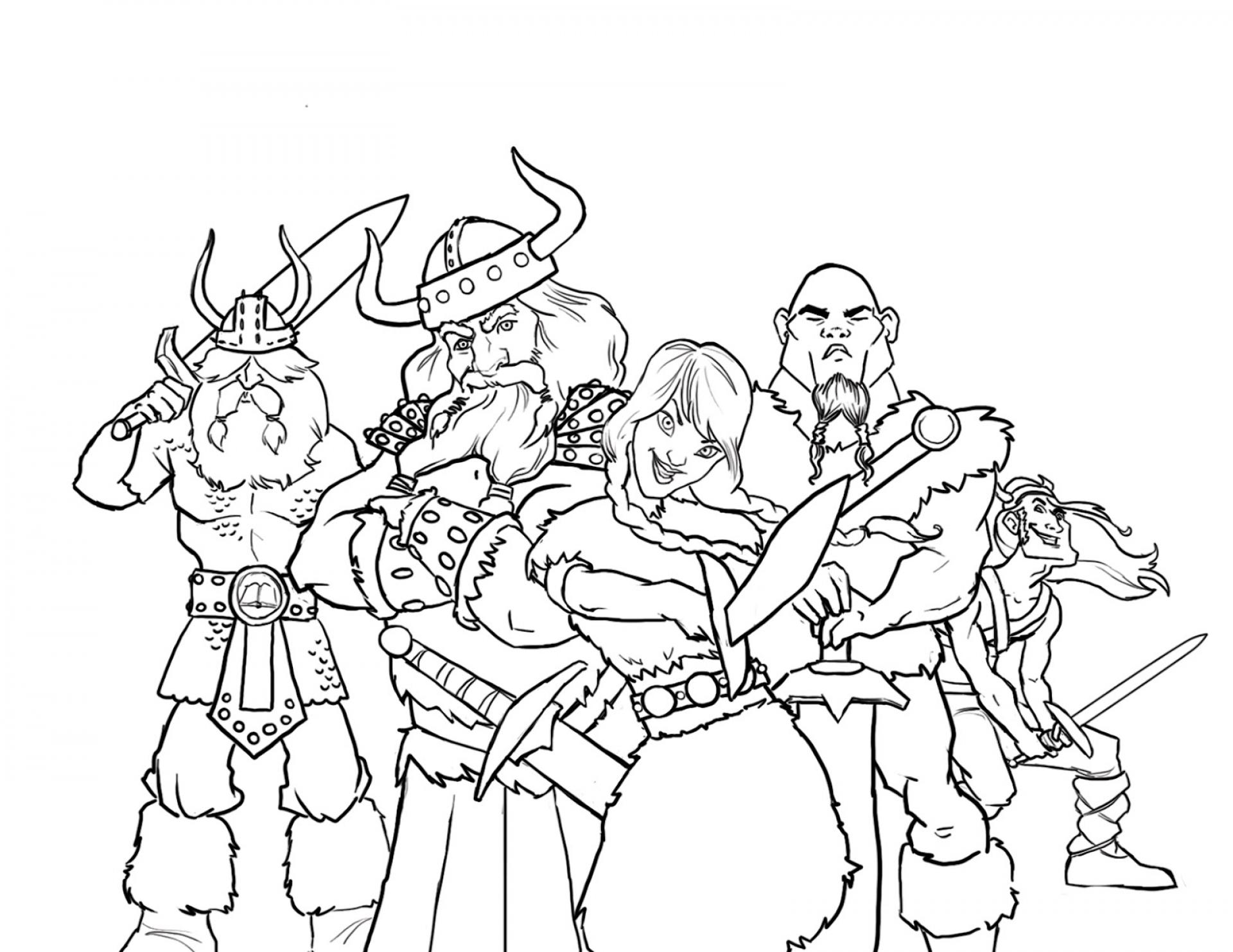 Viking Printable coloring pages - SheetalColor.com