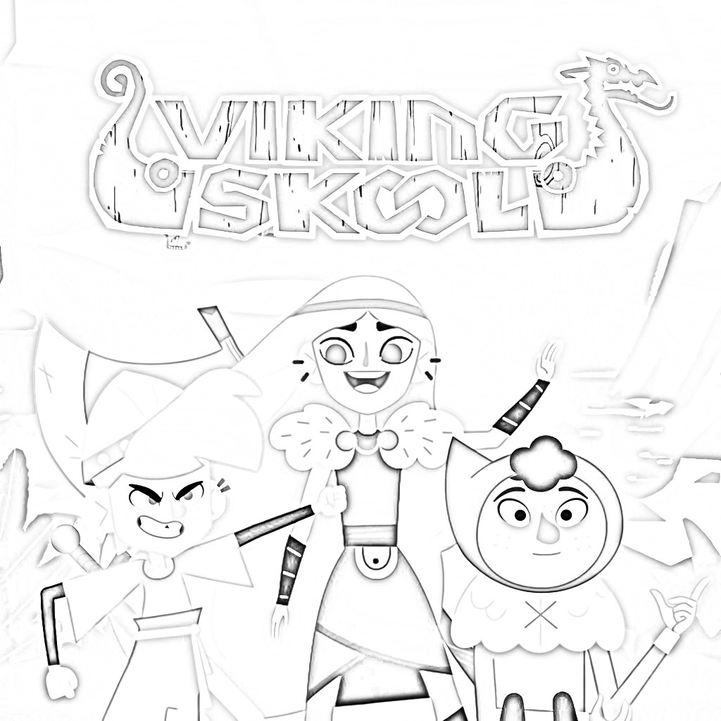 VikingSkool Coloring sheet - SheetalColor.com