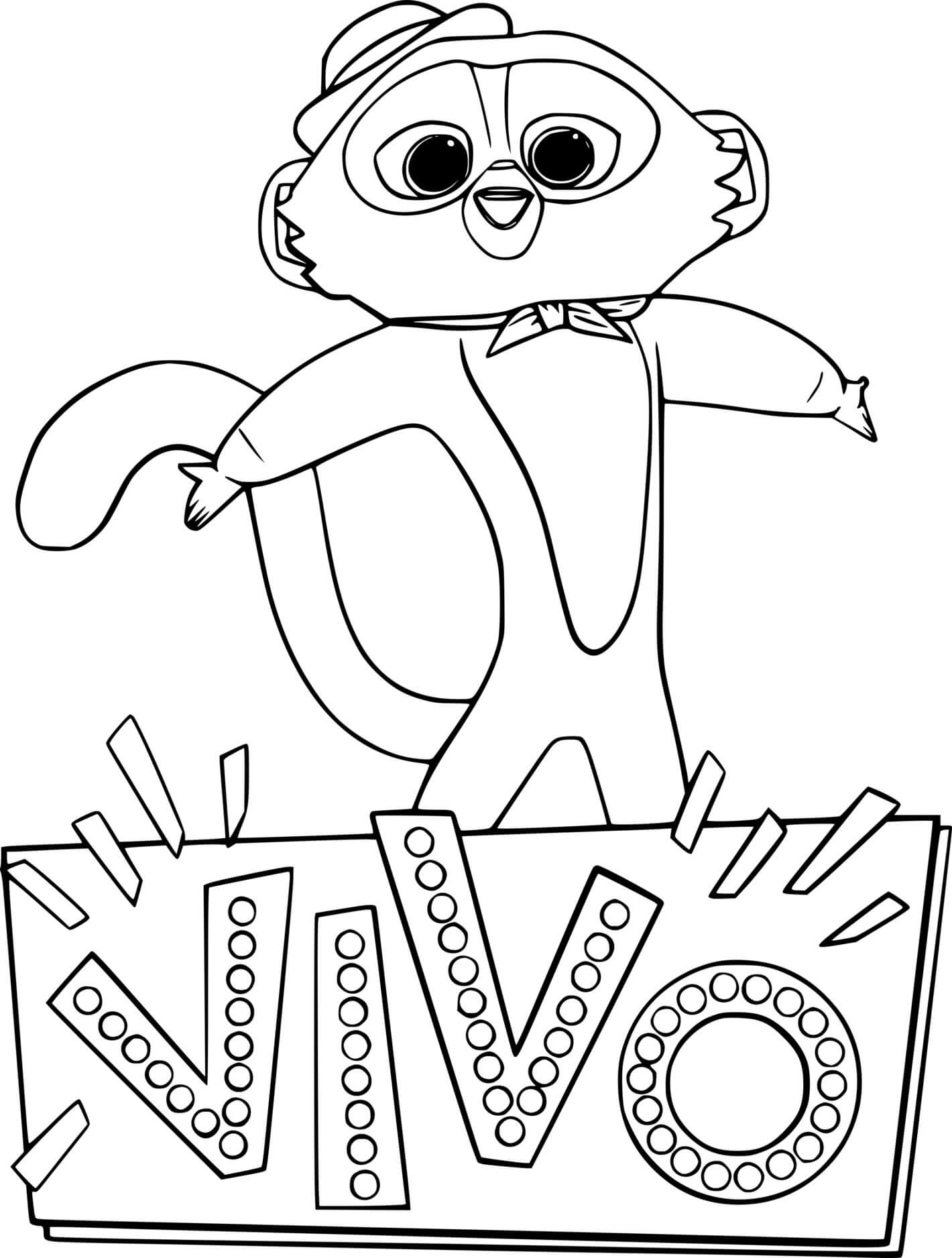 Vivo Coloring Pages to Print - SheetalColor.com