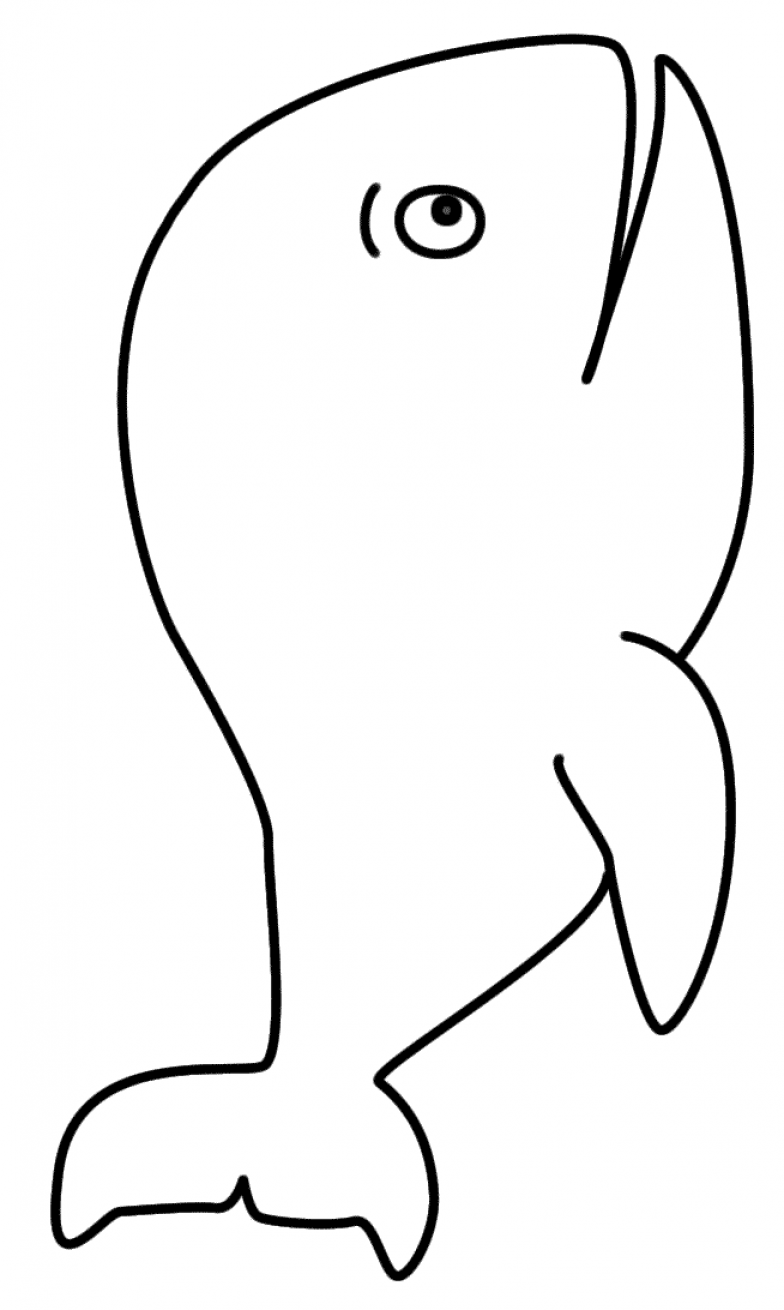 Whale - Coloring Page (Sea/Marine) | Whale coloring pages, Whale ...