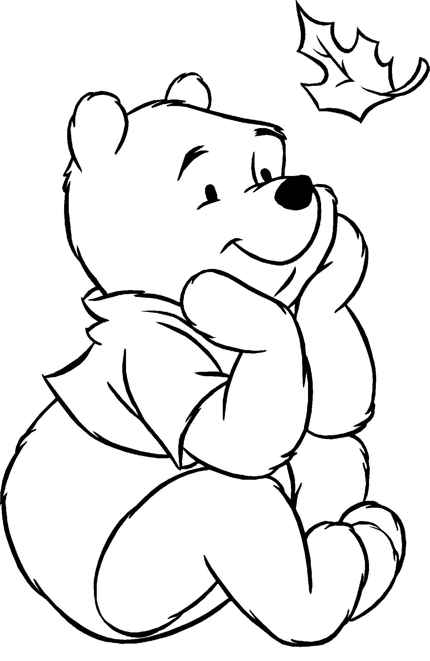 Pooh Bear coloring pages, Cartoon coloring pages, Bear ... - SheetalColor.com