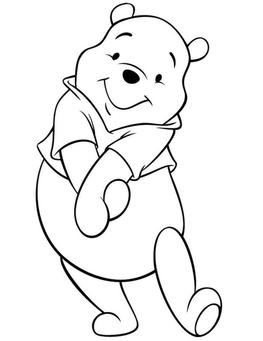 Cute Winnie the Pooh Coloring Pages (PDF Download ... - SheetalColor.com