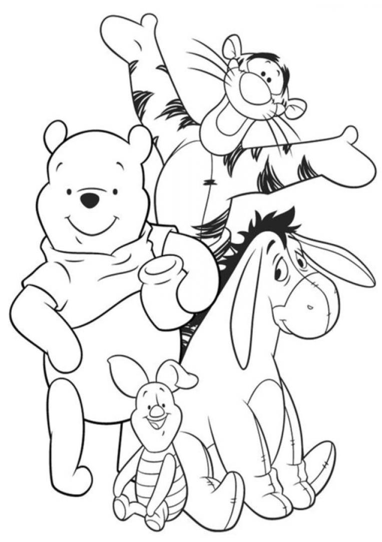 Winnie The Pooh Coloring Pages Printable - Free Coloring Sheets ... - SheetalColor.com