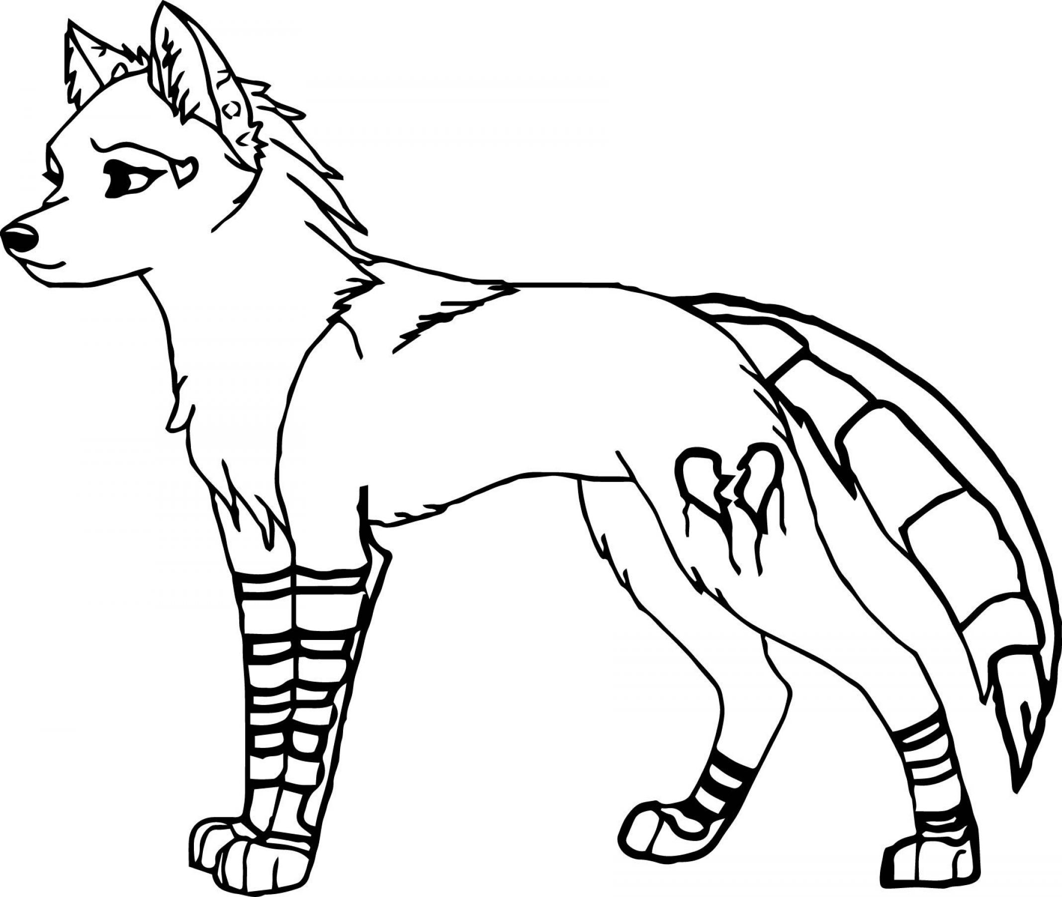 Female Wolf Coloring Pages - SheetalColor.com